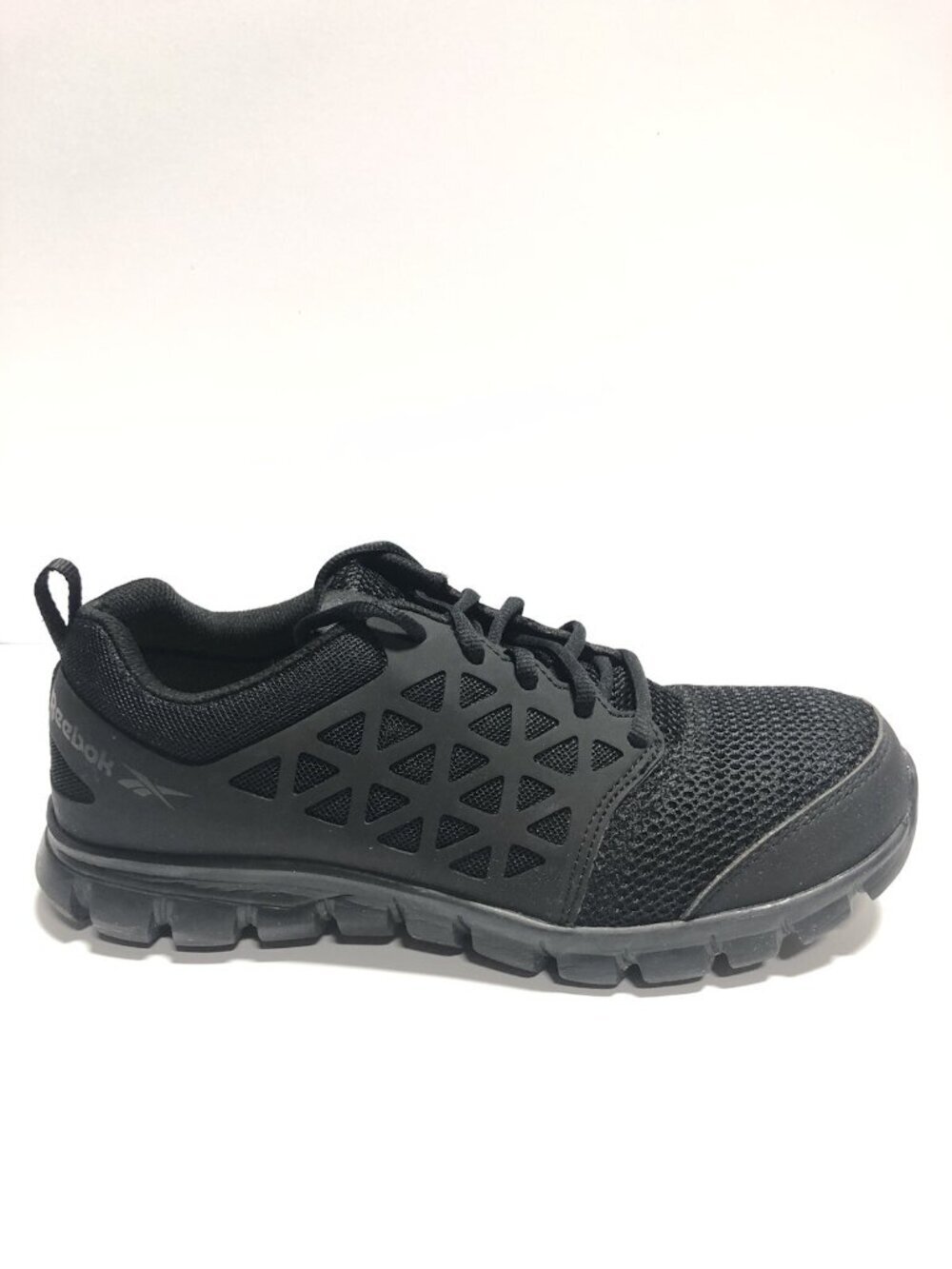 Reebok Women’s Sublite Cushion, Black Athletic Work Sneakers, Size 11 M